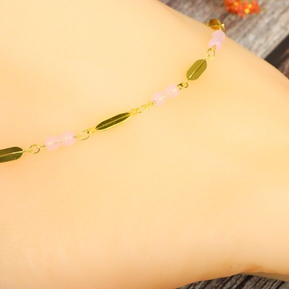 "Elegant Handmade Anklet – Delicate Jewelry for Women, MAR091109 - Picture 2 of 10